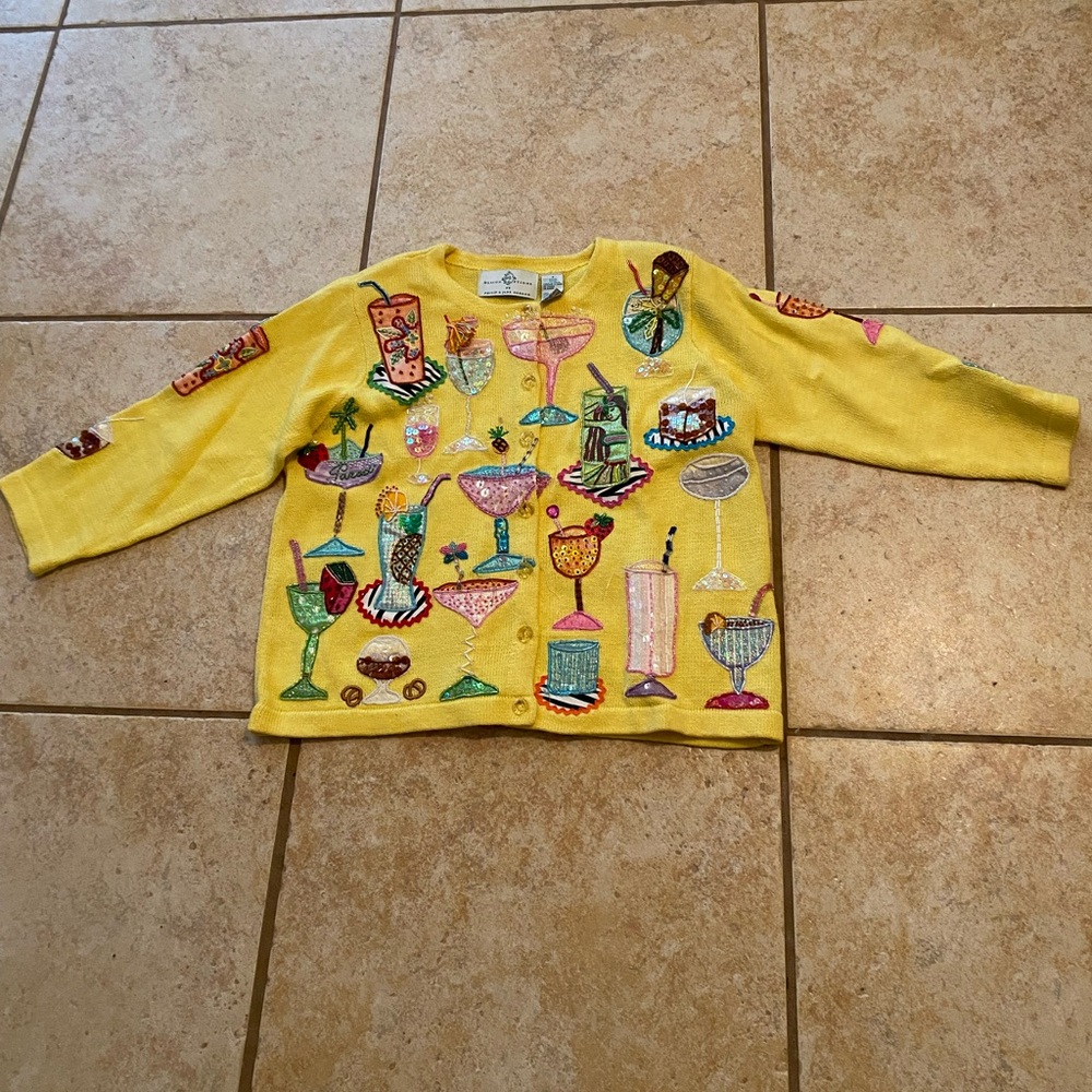 Design Options by PHIL & JANE GORDON ramie cotton sweater